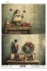 lalka, bombki, choinka, prezenty, Dziadek do Orzechów, wieniec, pomarańcze, szyszki, retro*doll, baubles, Christmas tree, presents, Nutcracker, wreath, oranges, pine cones, retro